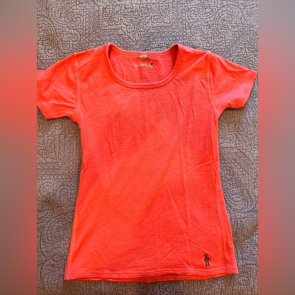 Pink Smartwool shirt
